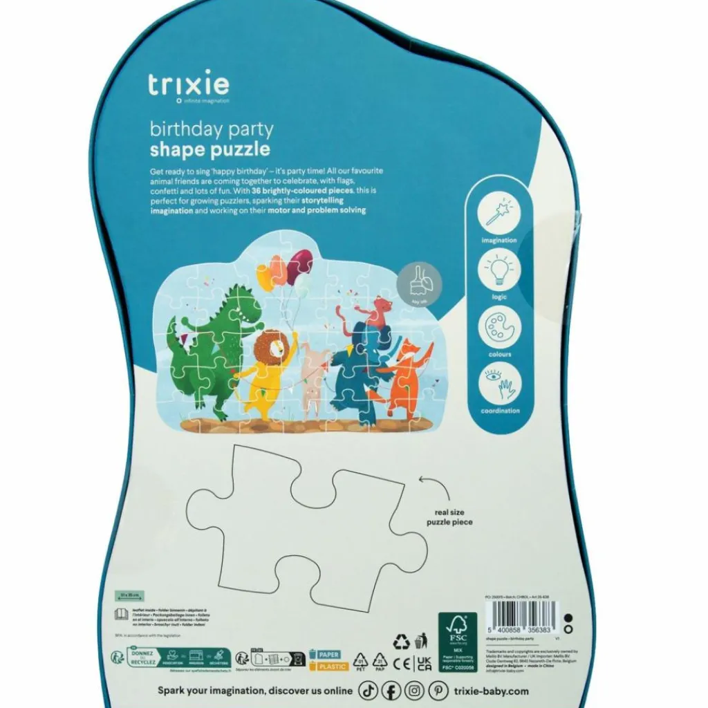 Best Puzzle à forme Fête d'anniversaire (36 pièces) Puzzle