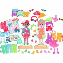 Hot Puzzle aimanté Vêtements (68 pièces) Jeu Magnétique