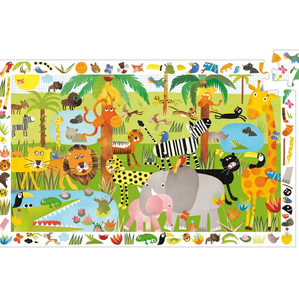 Outlet Puzzle d'observation Jungle (35 pièces) Puzzle