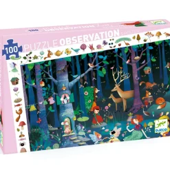 Discount Puzzle d'observation La forêt enchantée (100 pièces) Puzzle