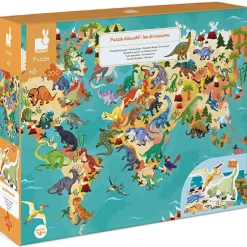 Puzzle éducatif géant Les dinosaures (200 pièces) Puzzle