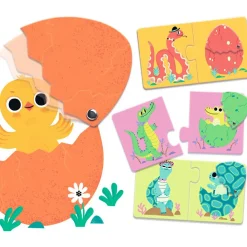 Clearance Puzzle duo-trio Articulo Les œufs rigolos (12 pièces) Puzzle
