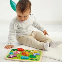 Discount Puzzle en bois Chunky Le jardin (8 pièces) Puzzle