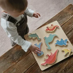 Puzzle en bois Dino (7 pièces) Puzzle
