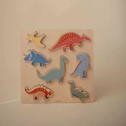 Puzzle en bois Dino (7 pièces) Puzzle
