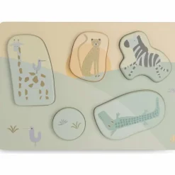 Puzzle en bois Jungle Jambo (6 pièces) Puzzle