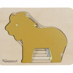 Puzzle en bois Lion (6 pièces) Puzzle