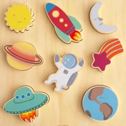 Puzzle en bois Space (8 pièces) Puzzle
