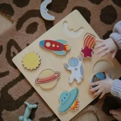 Puzzle en bois Space (8 pièces) Puzzle