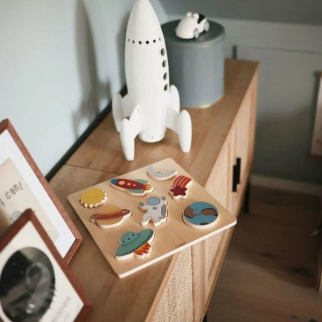 Puzzle en bois Space (8 pièces) Puzzle