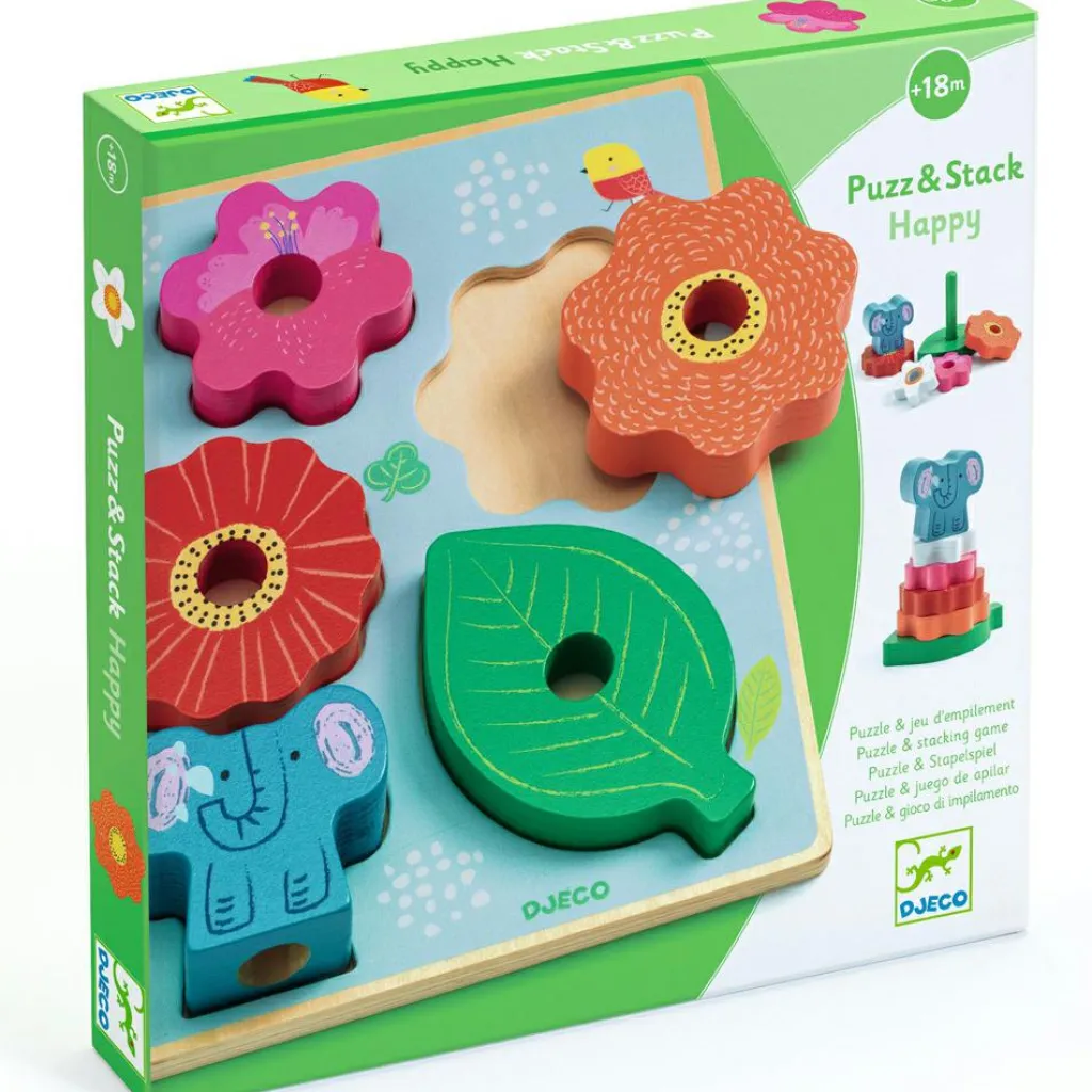 Best Puzzle en relief Puzz & Stack Happy (7 pièces) Puzzle