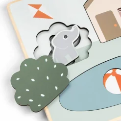 Puzzle encastrable Deer friends Multicolore Puzzle