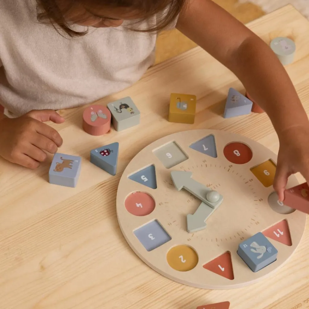 Puzzle horloge FSC Apprentissage Du Temps Et Quotidien