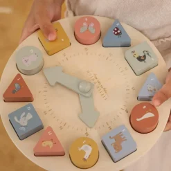 Puzzle horloge FSC Apprentissage Du Temps Et Quotidien