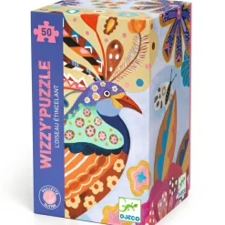 Sale Puzzle pailleté Wizzy L'oiseau étincelant (50 pièces) Puzzle