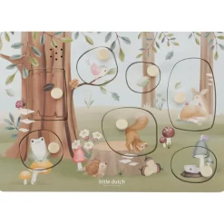 Sale Puzzle sonore en bois FSC Forest Friends Puzzle