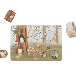 Sale Puzzle sonore en bois FSC Forest Friends Puzzle