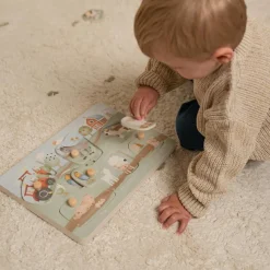 Outlet Puzzle sonore en bois Little Farm Puzzle