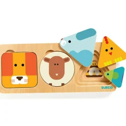 Sale Puzzle superposable AnimaBasic (3 pièces) Puzzle