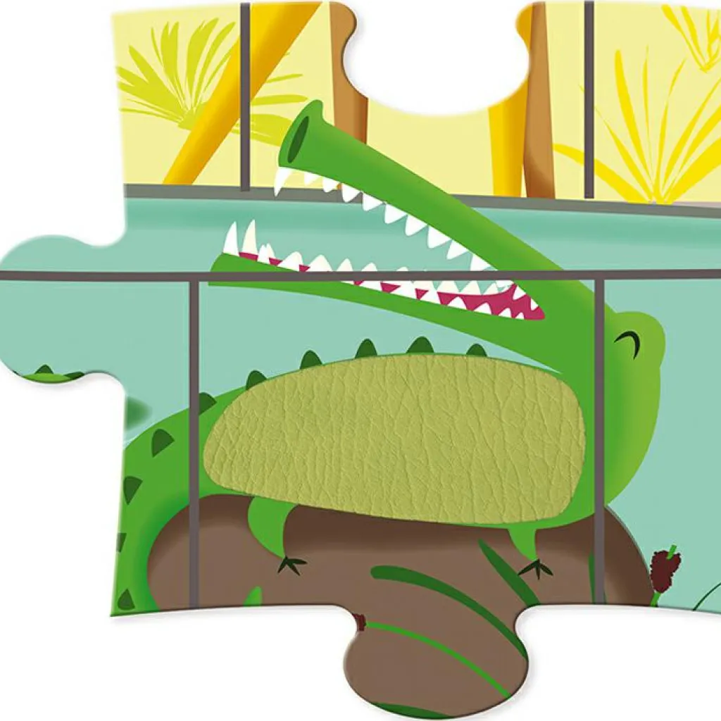 Puzzle tactile Une journée au zoo (20 pièces) Puzzle