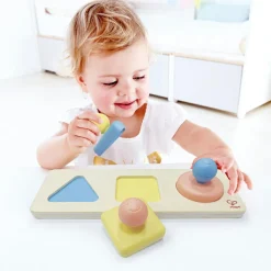 Discount Puzzle trieur de formes Montessori en riz Jouet À Encastrer