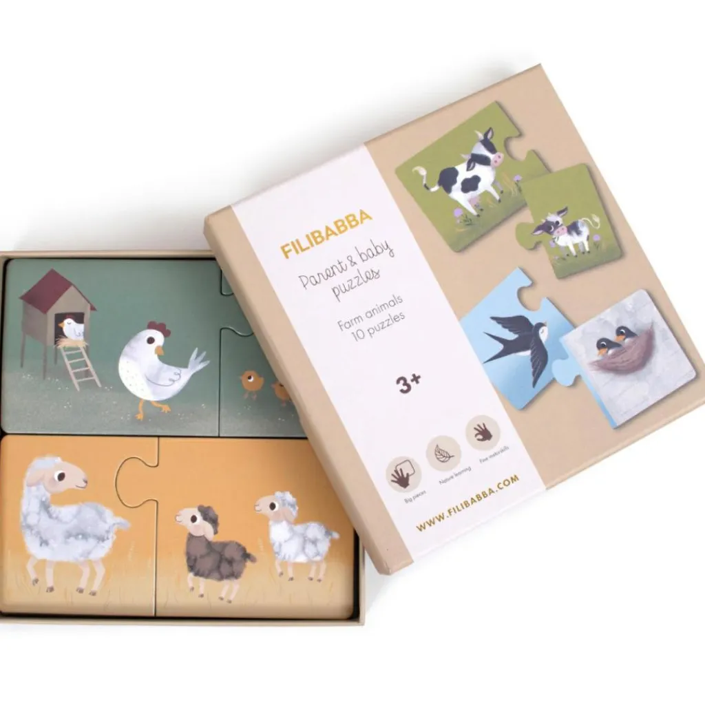 Clearance Puzzles Maman et ses bébés Animaux de la ferme Puzzle