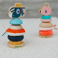 Discount Pyramide à empiler Anaïs le flamant rose Jouet À Empiler