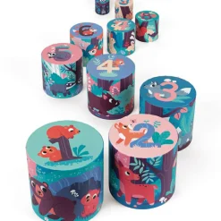 Sale Pyramide à empiler Les animaux de la forêt Jouet À Empiler