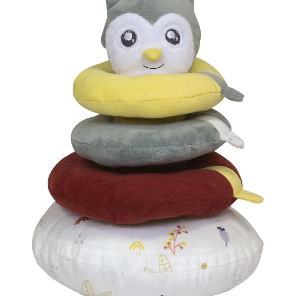 Sale Pyramide empilable en tissu Cache-cache en forêt Jouet À Empiler