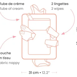 Hot Sac à langer pour poupon Pink Peak Accessoires Poupée