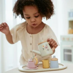 Clearance Service à thé en bois FSC Dînette Et Aliments Factices