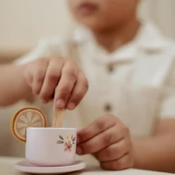 Clearance Service à thé en bois FSC Dînette Et Aliments Factices