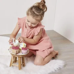 Clearance Service à thé en bois Twist Dînette Et Aliments Factices