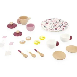 Clearance Service à thé en bois Twist Dînette Et Aliments Factices