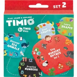 Set 2 de 5 disques pour lecteur éducatif d'audio et de musique Jouet Éducatif Électronique