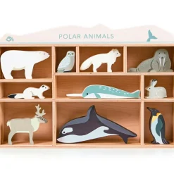 Discount Set animaux en bois Animaux polaires Maison De Poupée Et Univers De Jeu