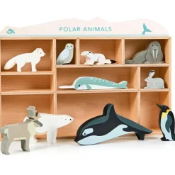 Discount Set animaux en bois Animaux polaires Maison De Poupée Et Univers De Jeu