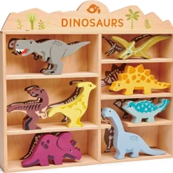 Online Set animaux en bois Dinosaures Figurines De Jeu