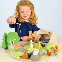 Hot Set Camping Maison De Poupée Et Univers De Jeu