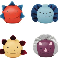 Discount Set de 4 balles doudous Les Doodballs Les Amis Dinos Balle Souple