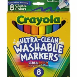 Online Set de 8 Feutres à l'eau Crayola pour Coloritable Dessin Et Peinture