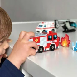 Sale Set de 5 véhicules d'urgences Petites Voitures, Véhicules Et Circuits