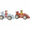 New Set de 2 voitures de course en bois Petites Voitures, Véhicules Et Circuits