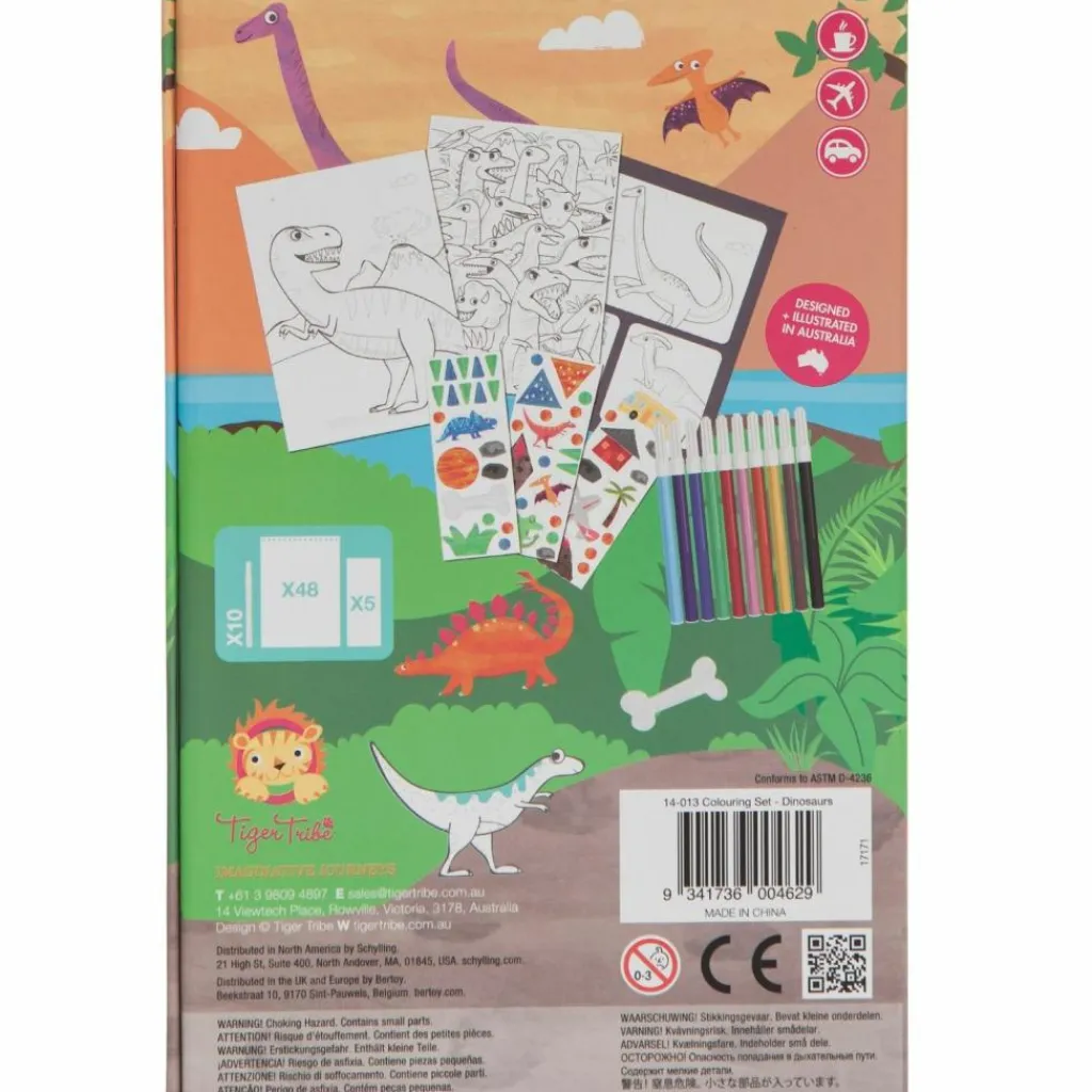 Sale Set de coloriage dinosaure Dessin Et Peinture