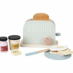 New Set de grille-pain en bois FSC Dînette Et Aliments Factices