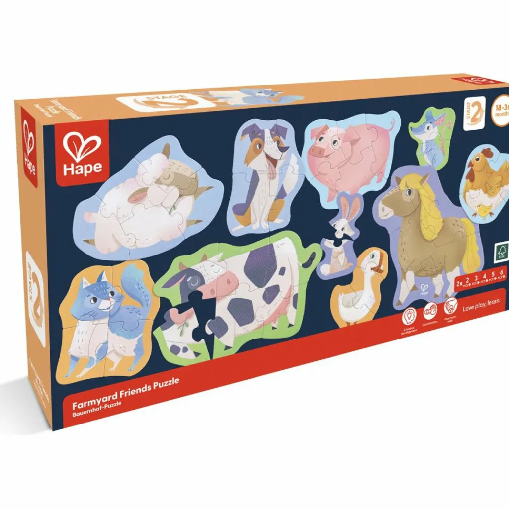 Clearance Set de puzzles Les animaux de la ferme Puzzle