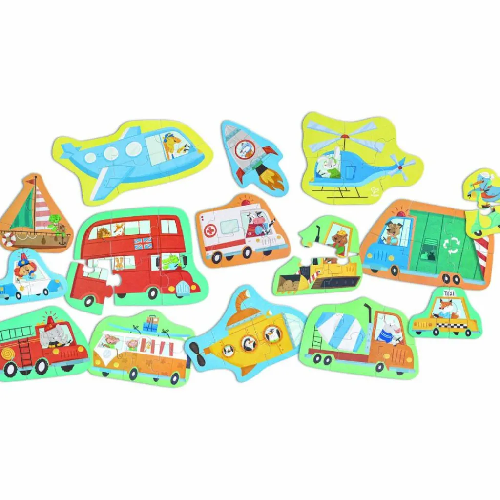 Best Set de puzzles Les moyens de transport Puzzle
