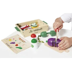 Online Set de ratatouille en bois Dînette Et Aliments Factices