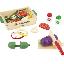 Online Set de ratatouille en bois Dînette Et Aliments Factices