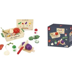 Online Set de ratatouille en bois Dînette Et Aliments Factices